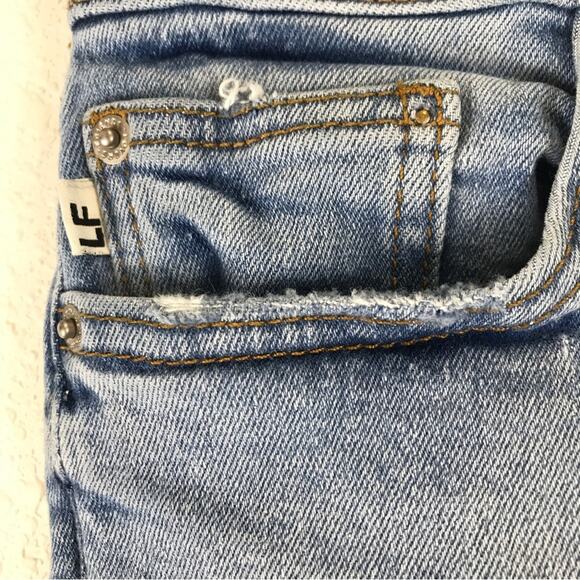 Lovers and Friends Mason High Rise Skinny Jeans in Carmelita Cropped Light Wash - Picture 7 of 14